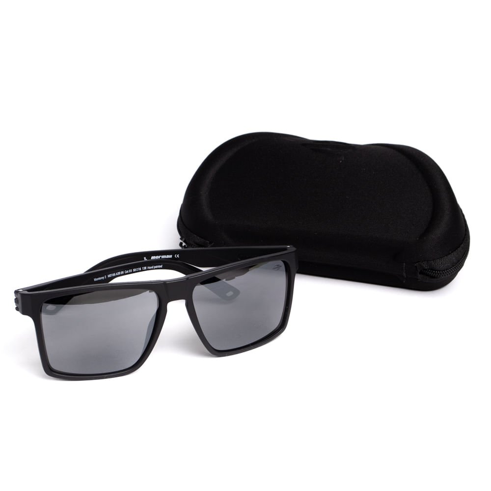 Óculos de Sol Unissex Mormaii Monterey 2 Preto Preto 5