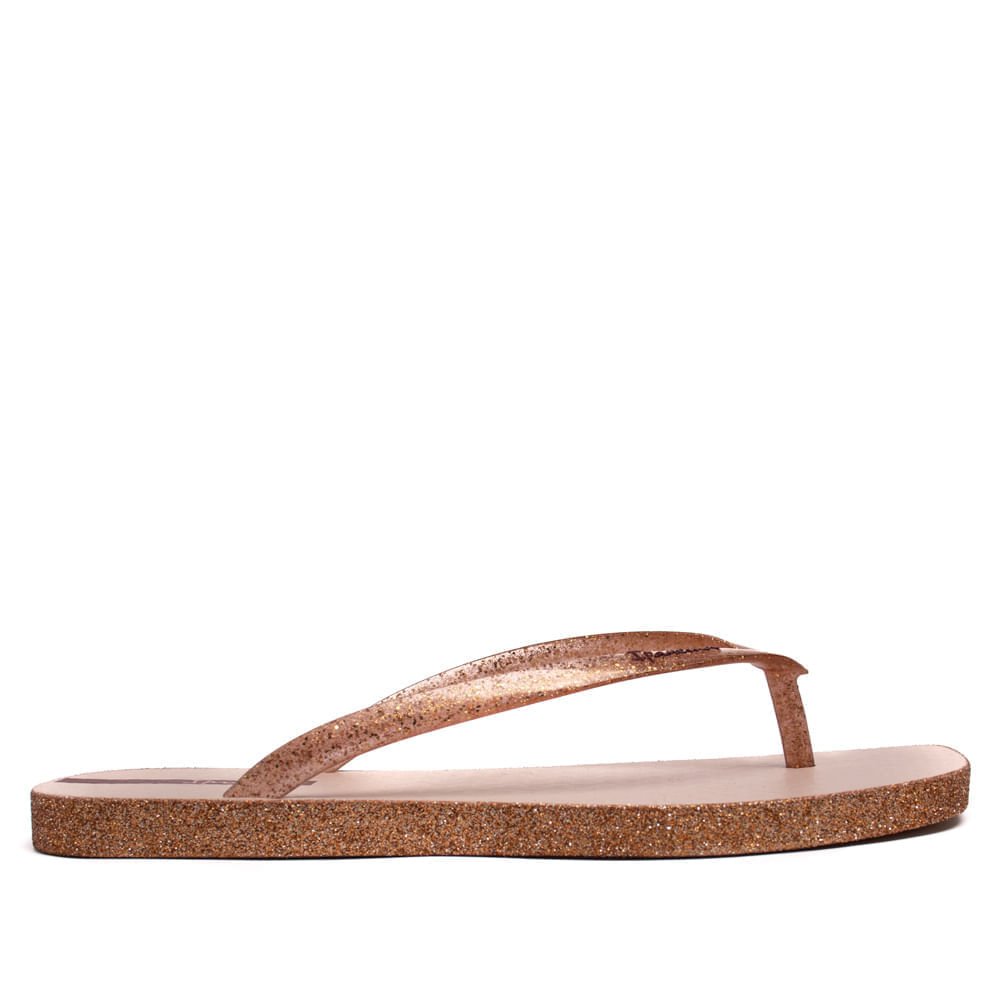 Chinelo Feminino Grendene Ipanema Edge Maxi com Glitter Rosa Claro Rosa 3