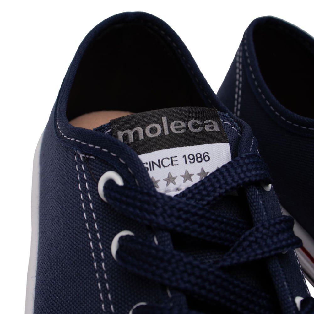 Tênis Feminino Moleca Sider em Lona Marinho/Branco Azul 6