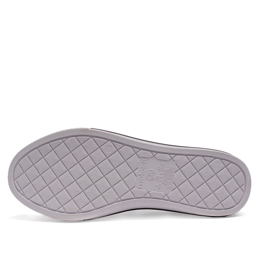 Tênis Feminino Moleca Sider em Lona Marinho/Branco Azul 2