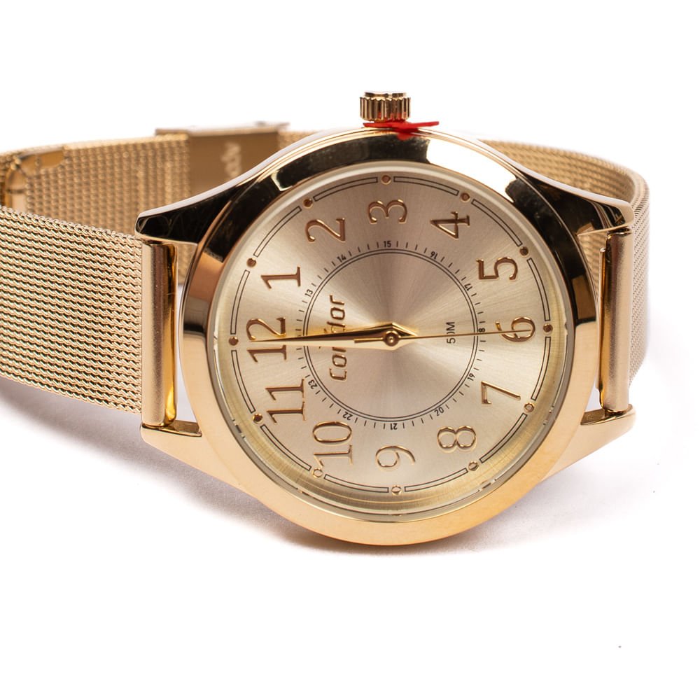 Relógio Feminino Condor Analógico CO2035NII/K4X com Conjunto Dourado Dourado 4