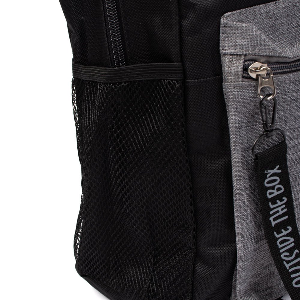 Mochila Unissex Clio Style Sport Collection Preto/Cinza Preto 4