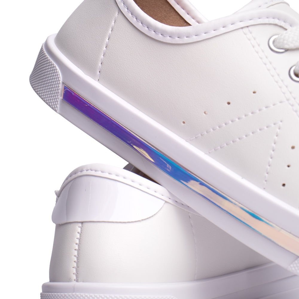 Tênis Infantil Molekinha com Charms Branco Branco 6