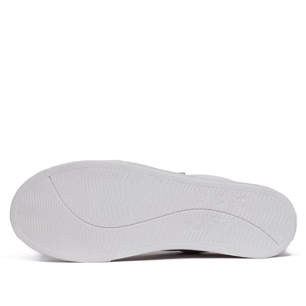 Tênis Feminino Via Marte Casual com Costuras Branco Branco 2