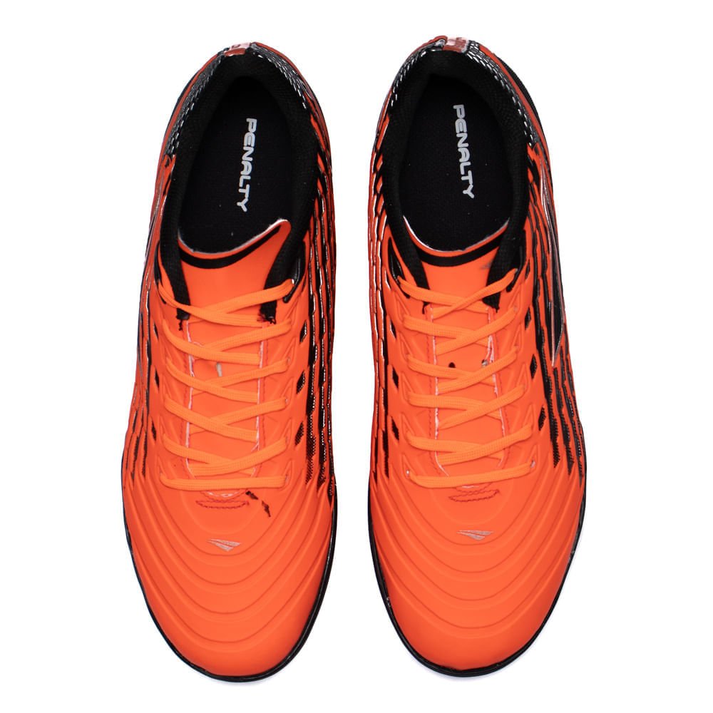 Chuteira Society Penalty Garra Y-2.0 Laranja/preto Laranja 4