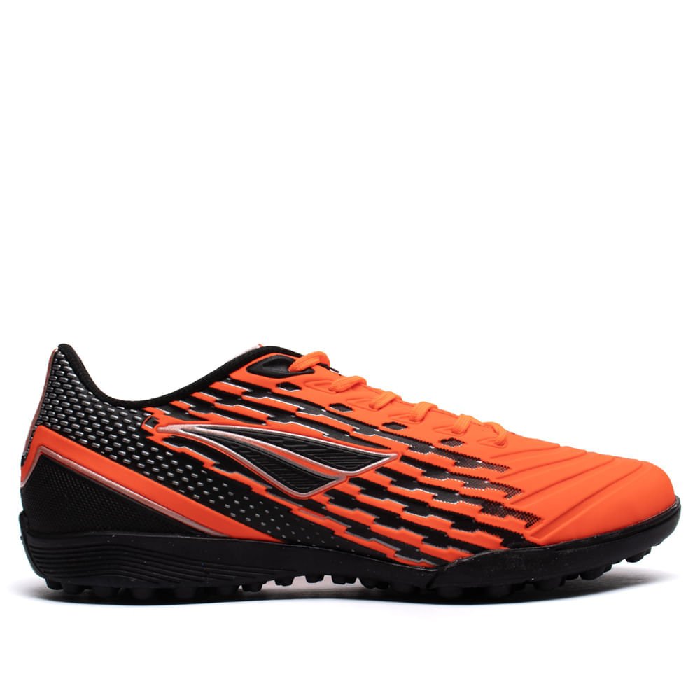 Chuteira Society Penalty Garra Y-2.0 Laranja/preto