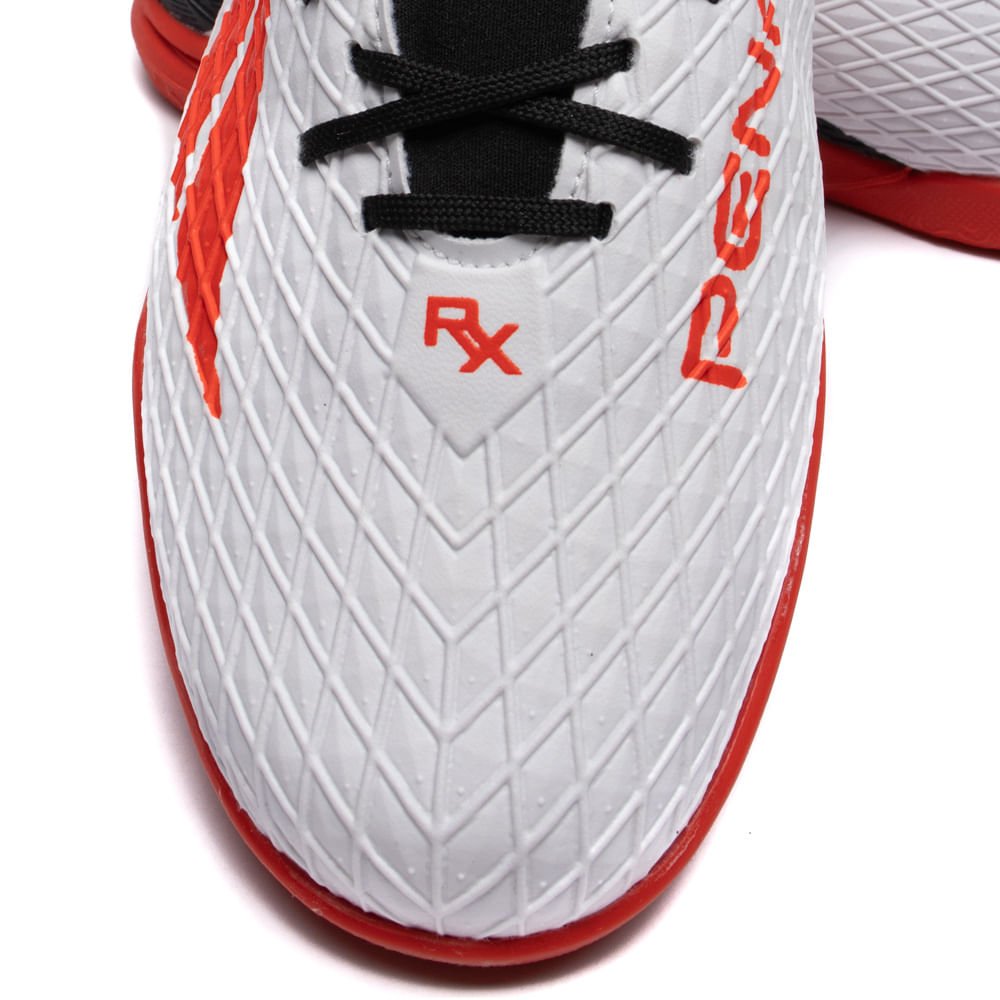 Chuteira Futsal Penalty RX Locker Y-3.0 Branco/vermelho Branco 7