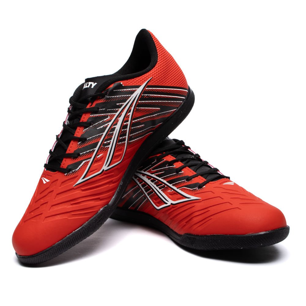 Chuteira Futsal Penalty Fúria Y-4 Vermelho/preto Vermelho/Preto 5