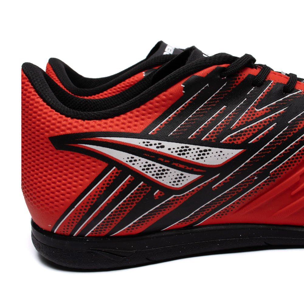 Chuteira Futsal Penalty Fúria Y-4 Vermelho/preto Vermelho/Preto 6