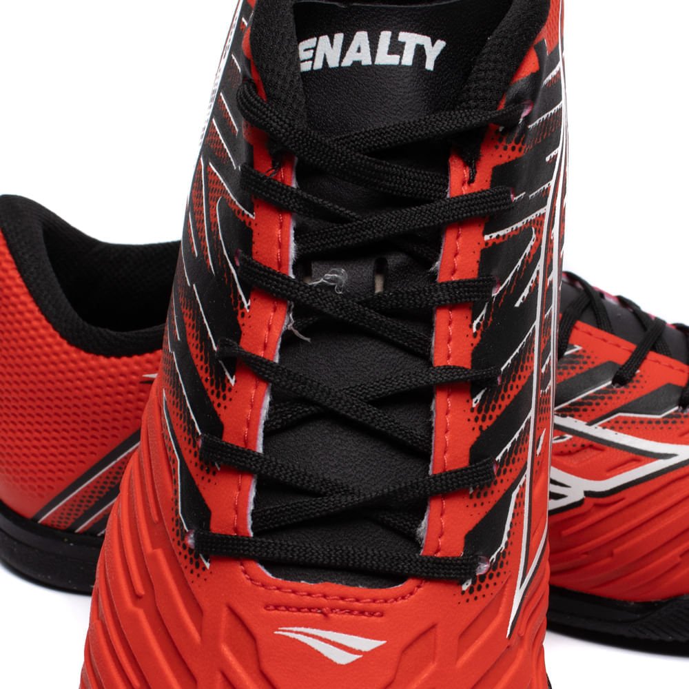 Chuteira Futsal Penalty Fúria Y-4 Vermelho/preto Vermelho/Preto 7