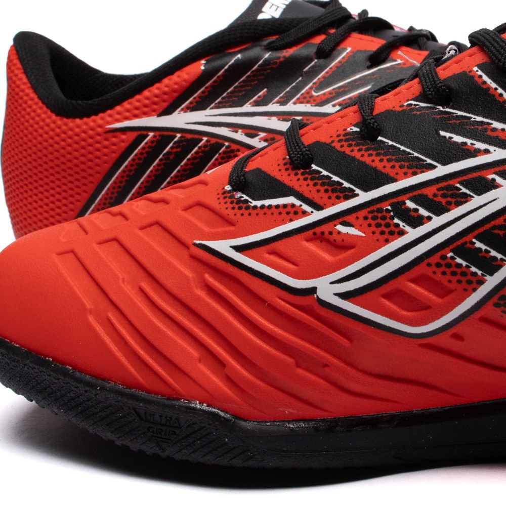 Chuteira Futsal Penalty Fúria Y-4 Vermelho/preto Vermelho/Preto 8