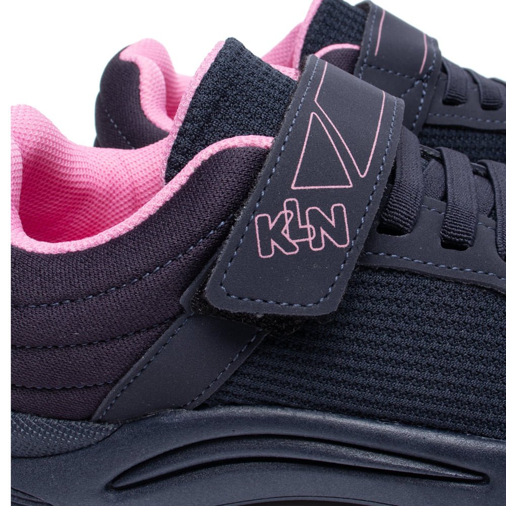 Tênis Infantil Klin New Sport Menina Marinho/rosa Azul 6