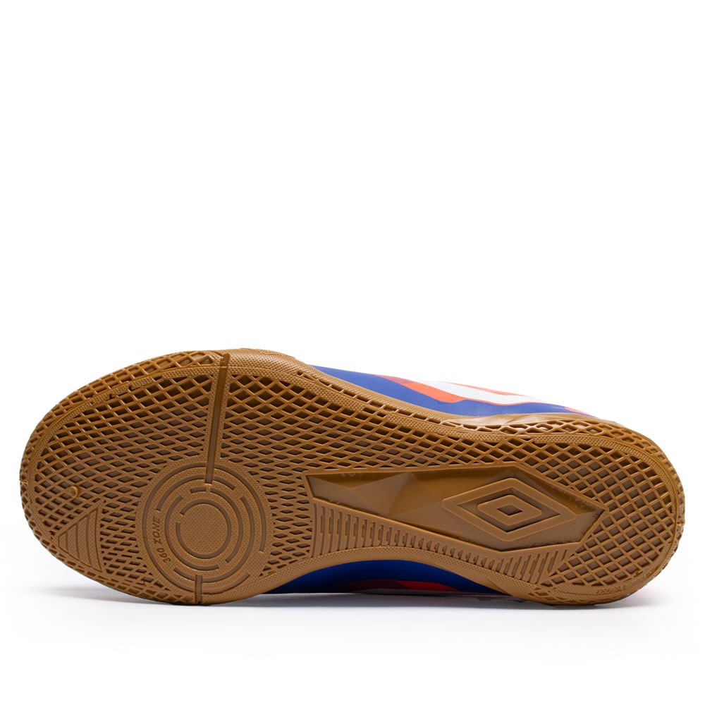Chuteira de Futsal Umbro Action Azul Royal/coral Azul 2