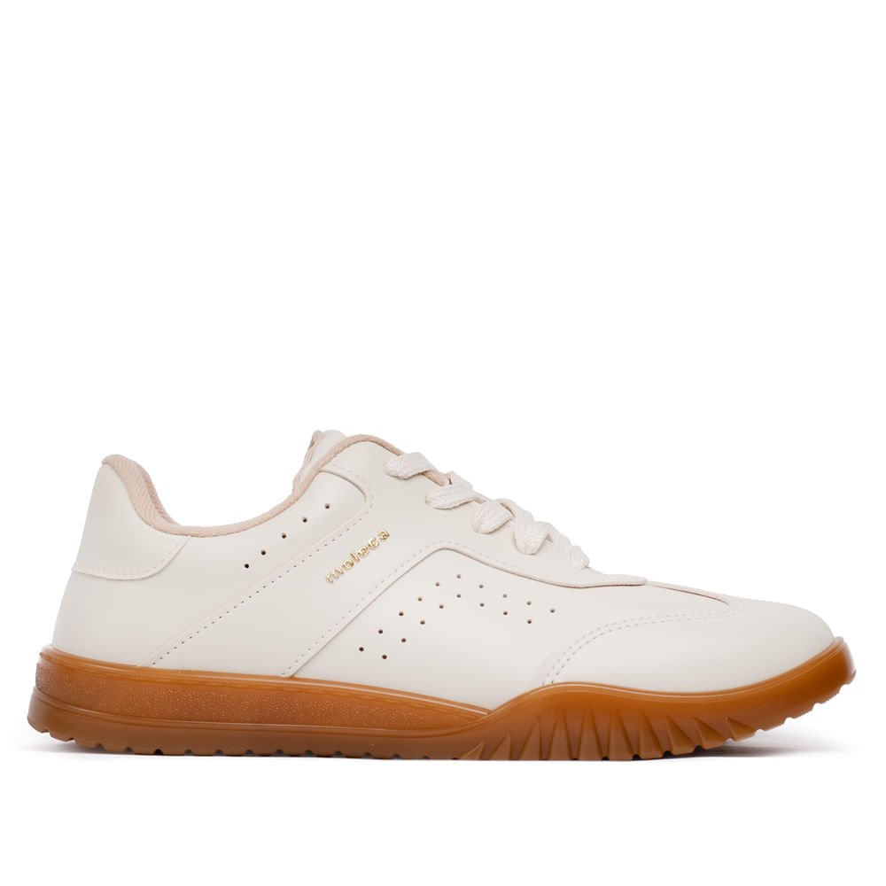 Tênis Feminino Moleca Casual Off White