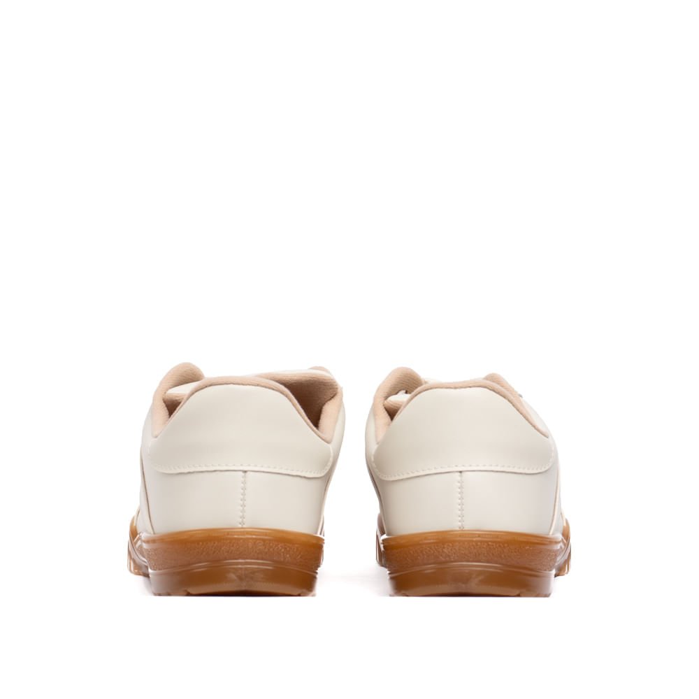 Tênis Feminino Moleca Casual Off White Branco 3