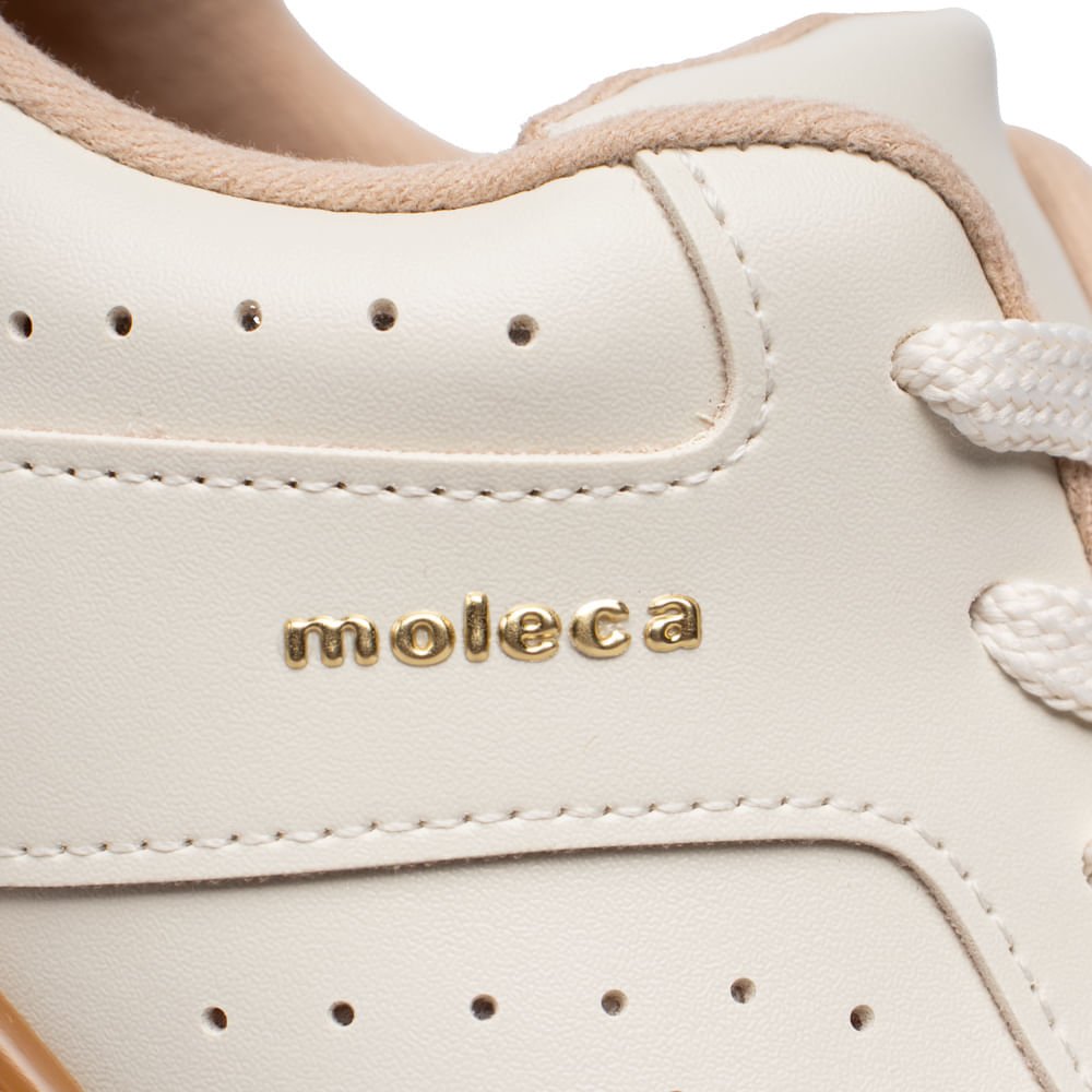 Tênis Feminino Moleca Casual Off White Branco 6