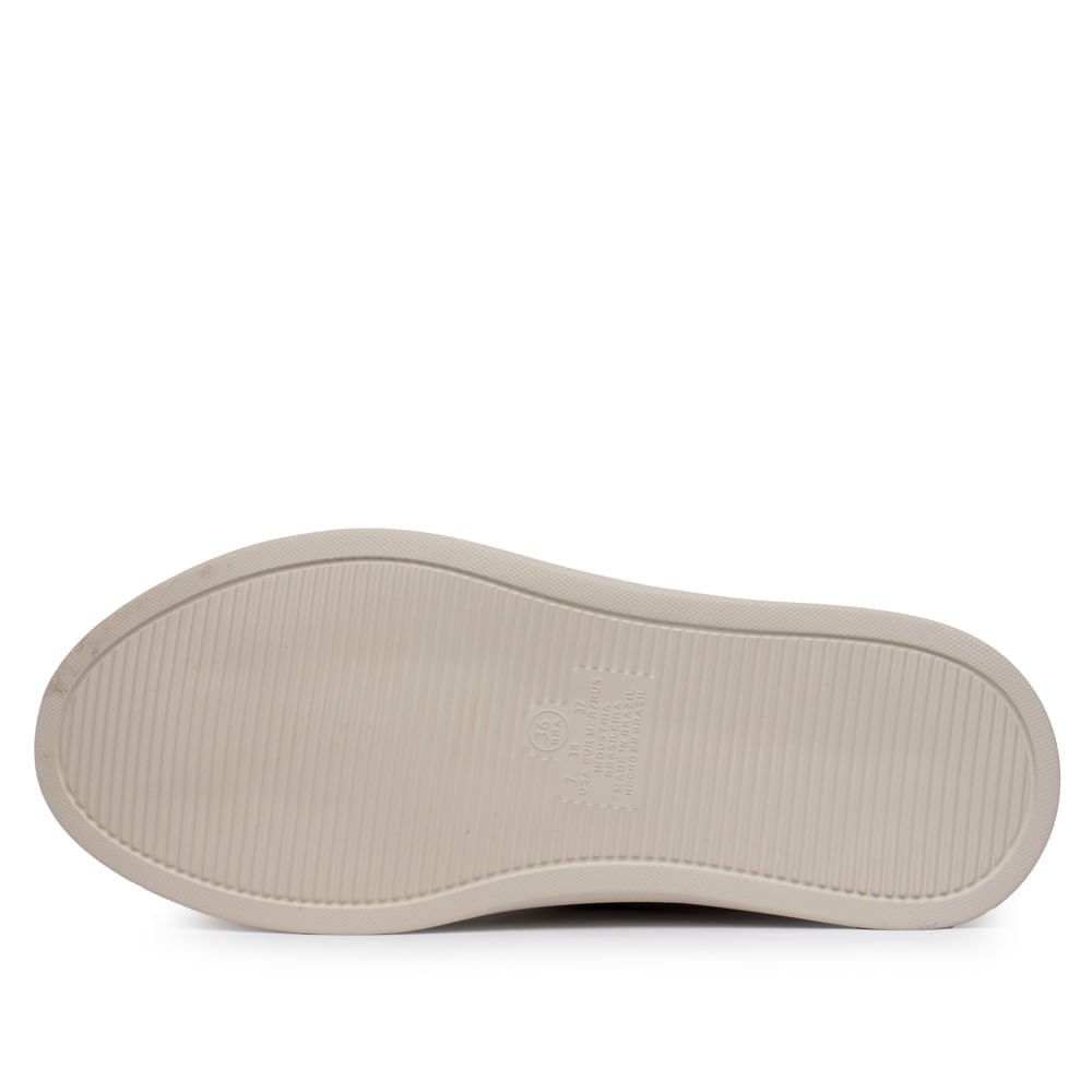 Tênis Feminino Modare com Recortes Off White/verde Branco 2