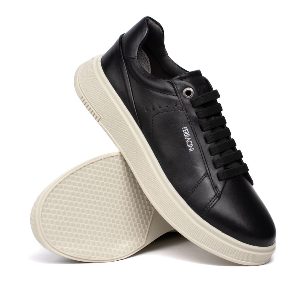 Sapatênis Masculino Ferracini Logan Preto Preto 5