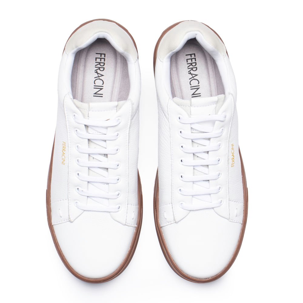 Sapatênis Masculino Ferracini City Branco Branco 4