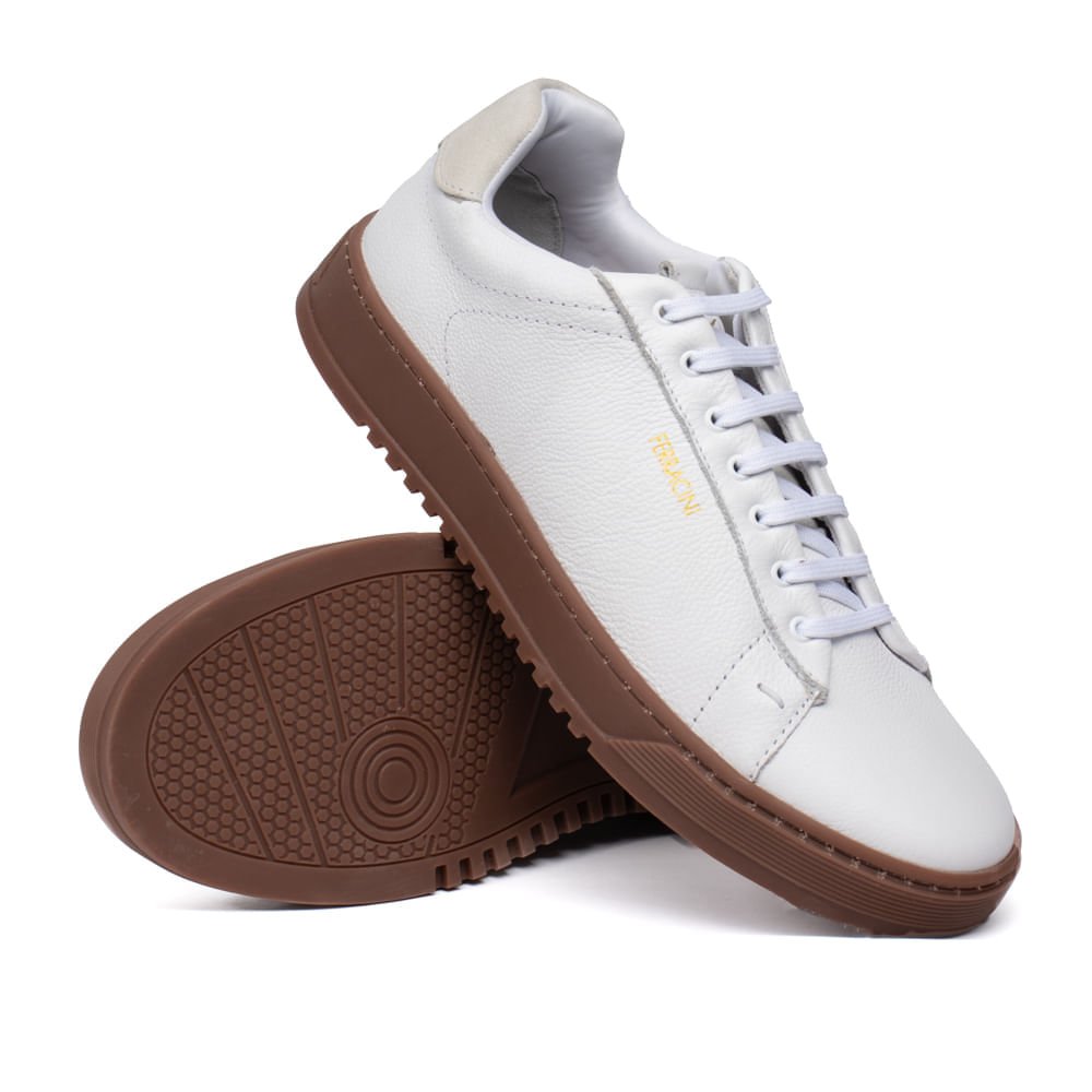 Sapatênis Masculino Ferracini City Branco Branco 5