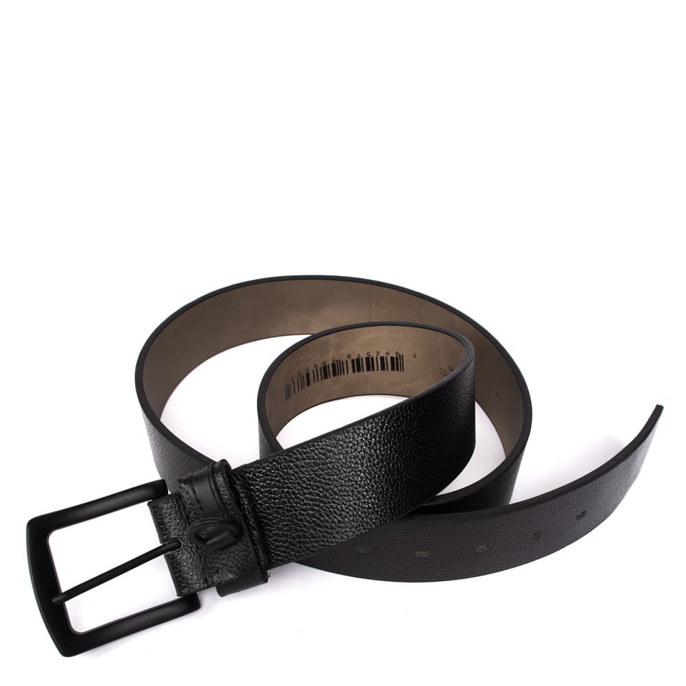 Cinto Masculino Fasolo em Couro E126143-751 Preto Preto 2