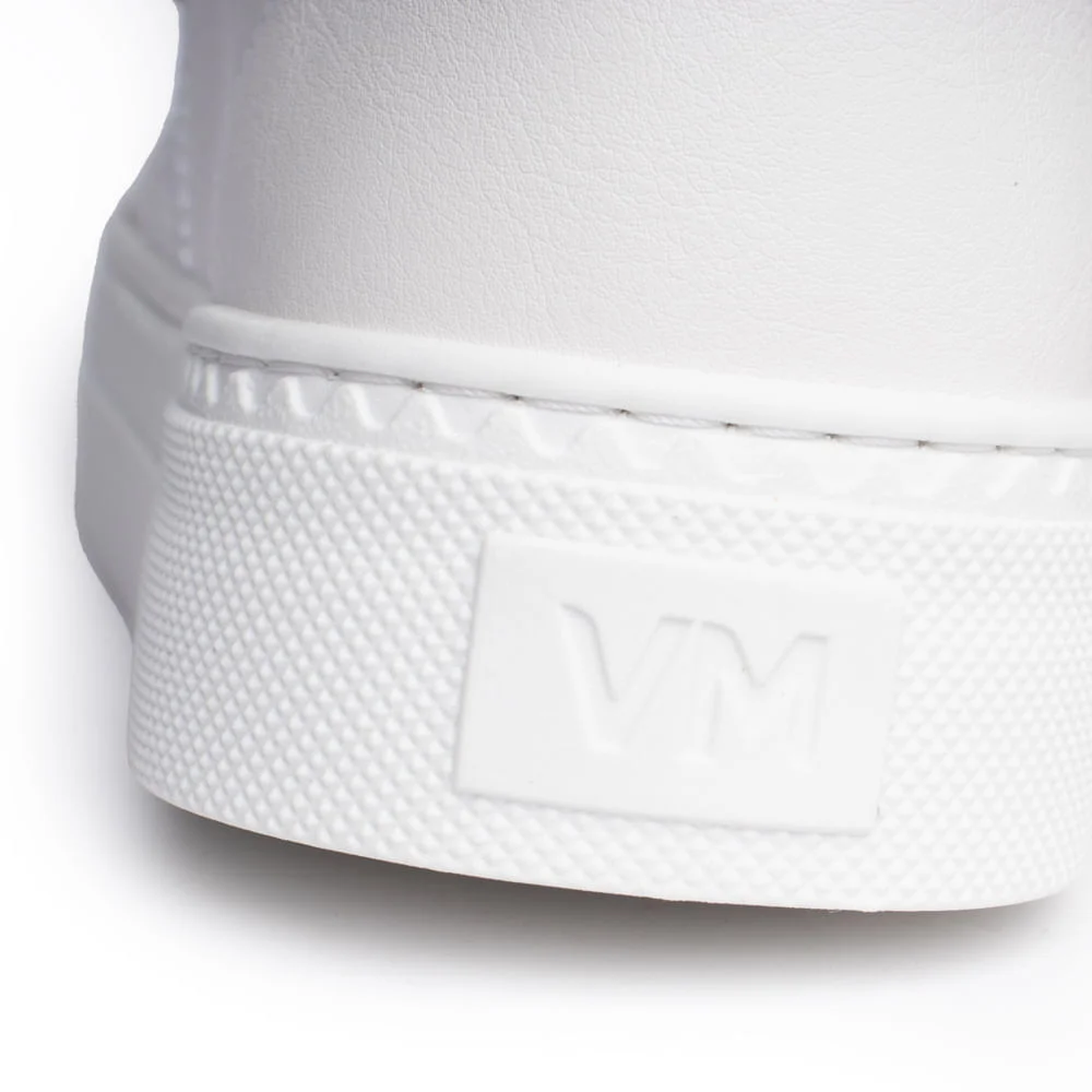 Tênis Feminino Via Marte com Pingentes Strass Branco Branco 5