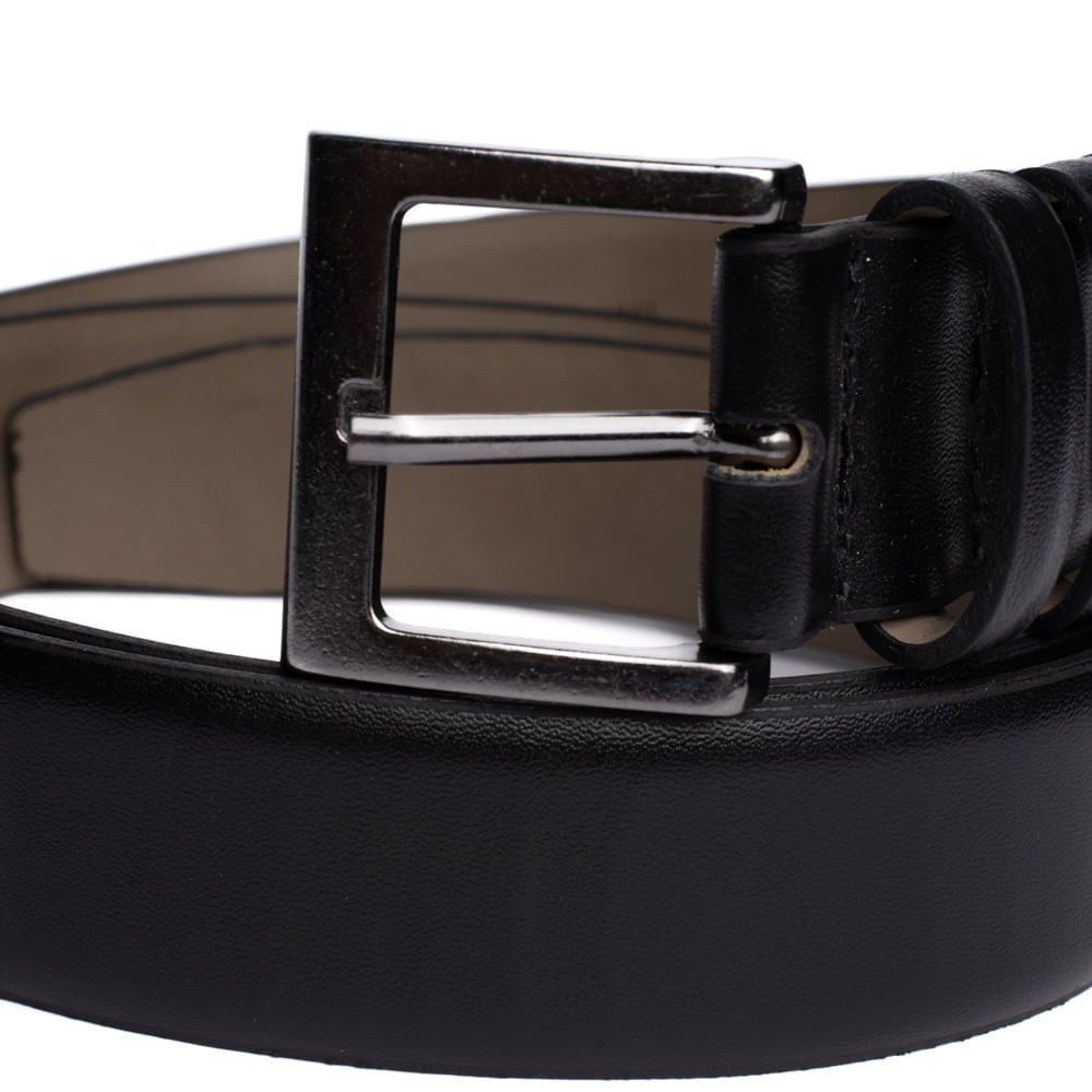 Cinto Masculino Fasolo em Couro X001148-751 Preto Preto 2