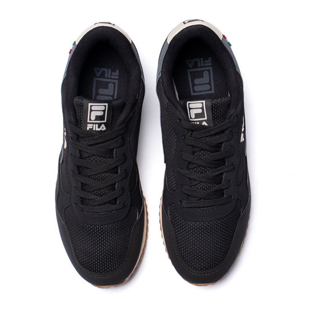 Tênis Masculino Fila Euro Jogger Sport II Preto/bege Preto/Bege 4