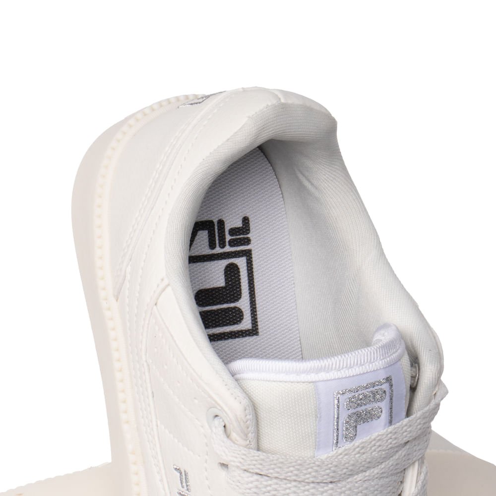 Tênis Feminino Fila Original Fitness Bold Branco/prata Branco 6