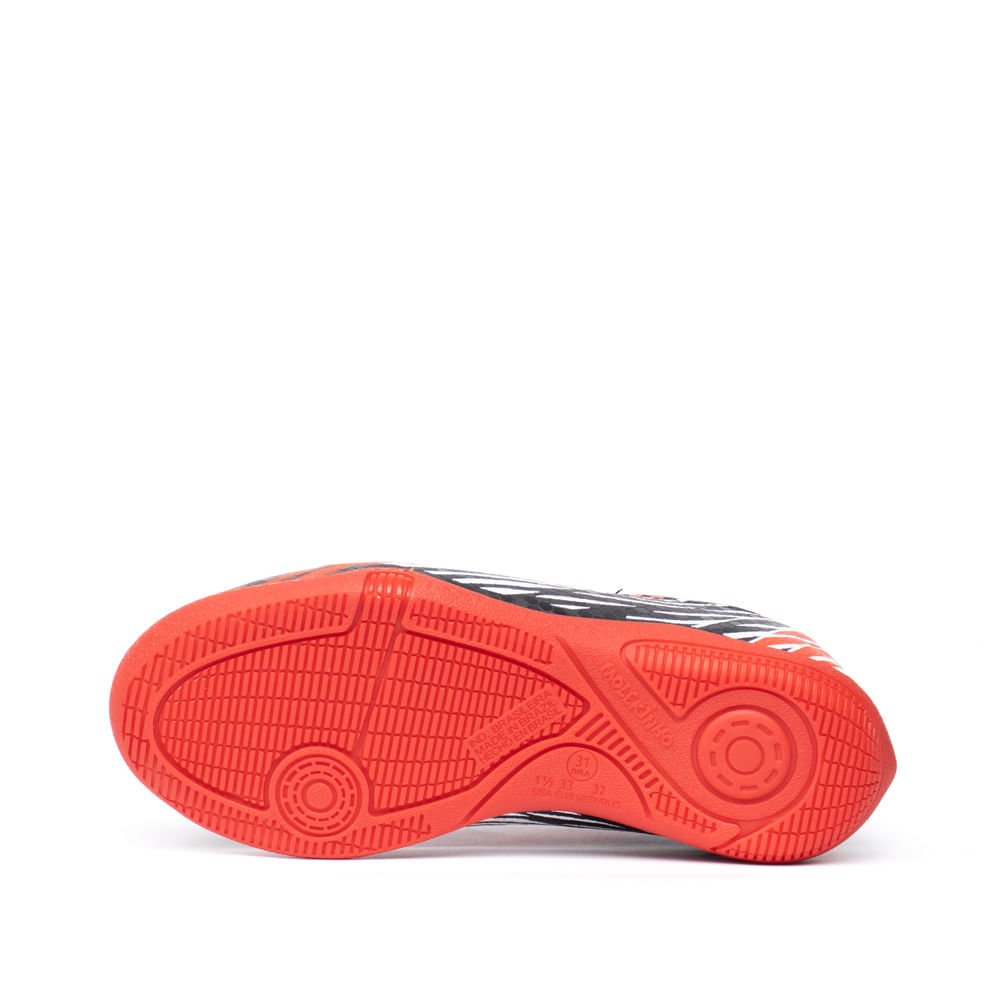 Chuteira Infantil Molekinho Inter Preto/Vermelho Preto 2