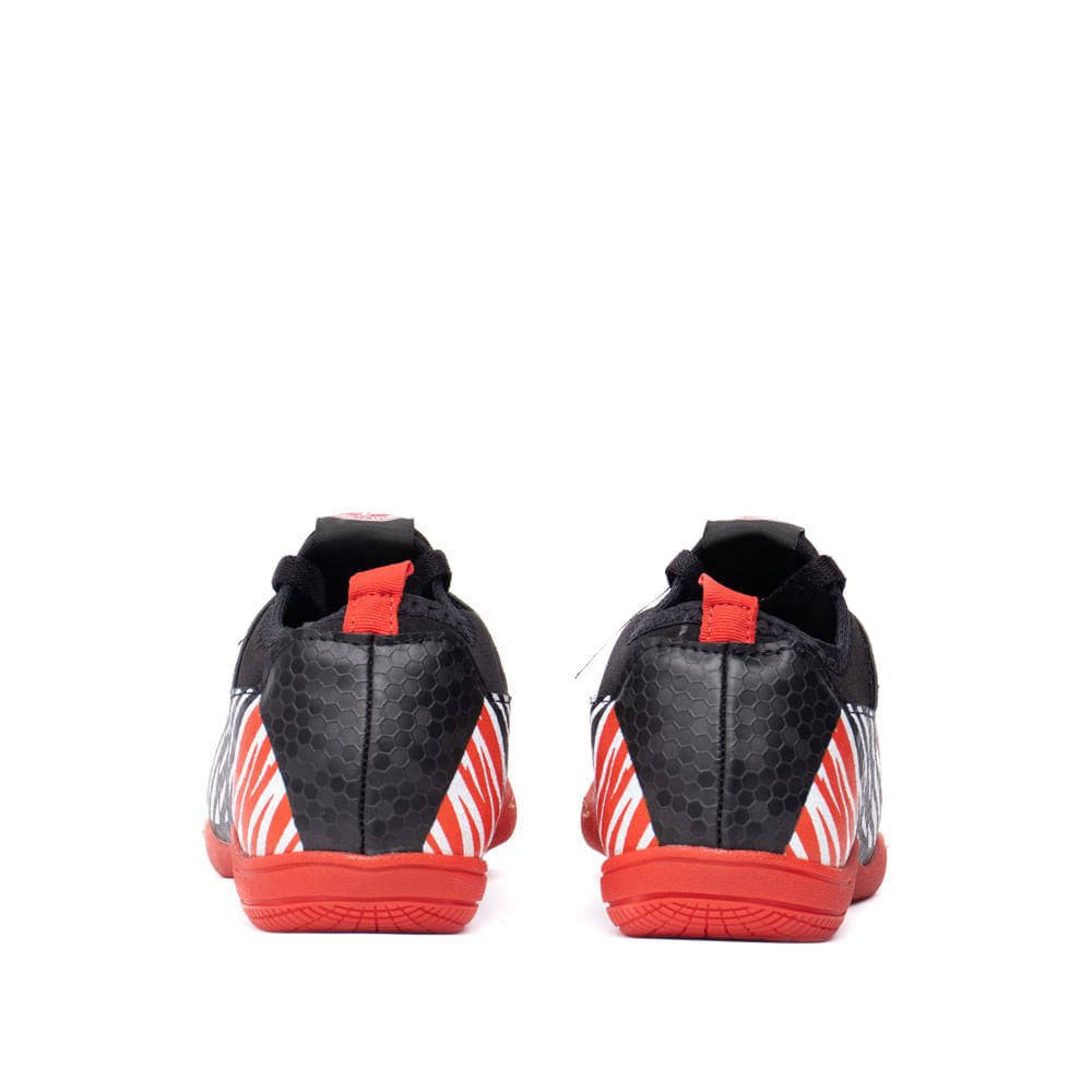 Chuteira Infantil Molekinho Inter Preto/Vermelho Preto 3