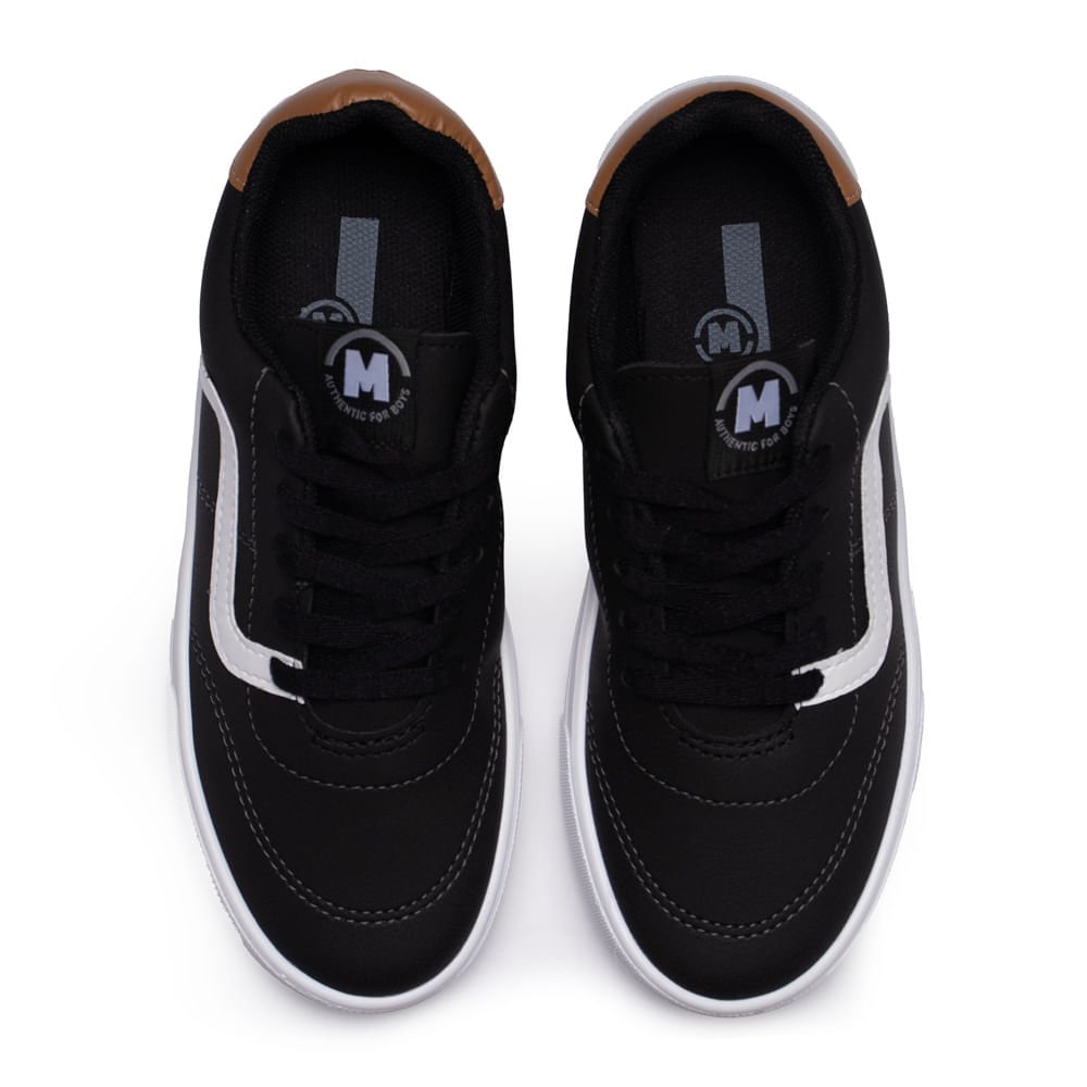 Tênis Infantil Molekinho Preto/Branco Branco 5