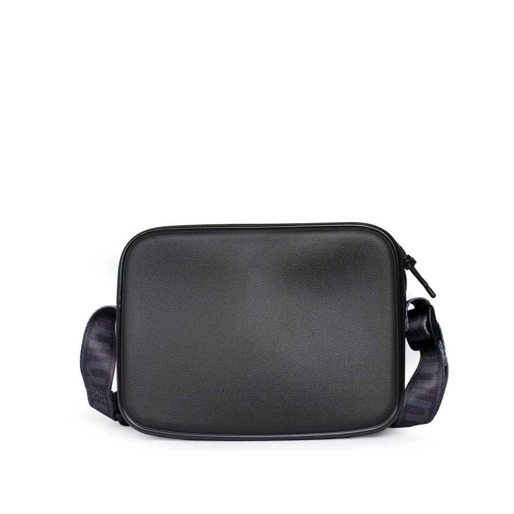 Bolsa Feminina Moleca Transversal Pequena com Bolso Preta Preto 2
