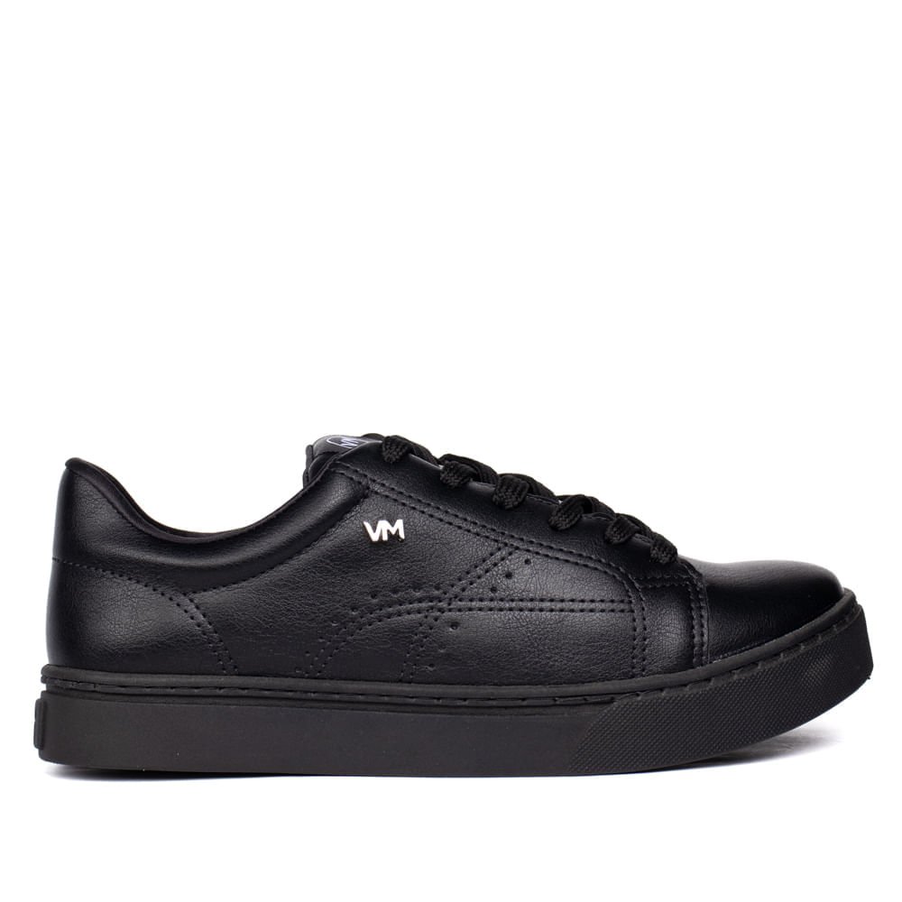 Tênis Feminino Via Marte Napa Casual Preto Preto 2