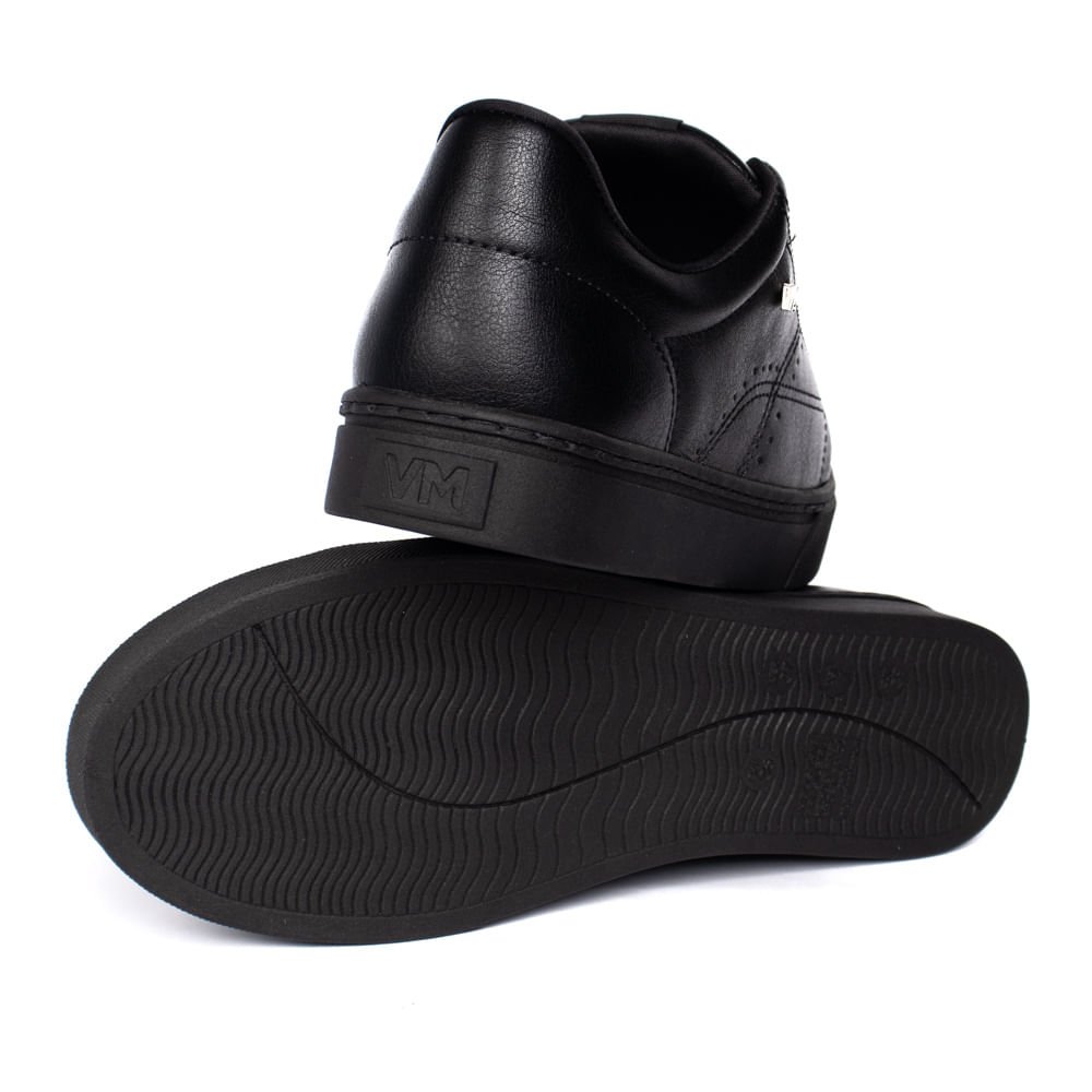 Tênis Feminino Via Marte Napa Casual Preto Preto 5