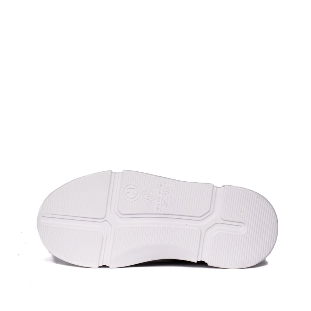 Tênis Infantil Molekinho Napa e Mesh Preto/Branco Preto 2