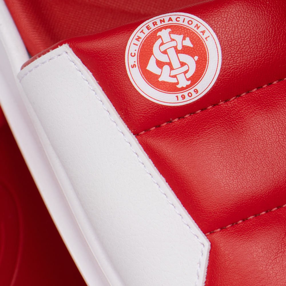 Chinelo Slide Masculino BR Sport Internacional Vermelho/Branco Vermelho 6