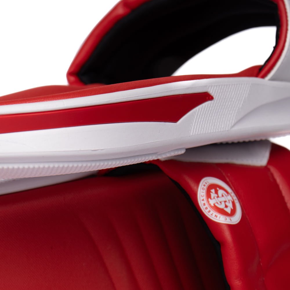 Chinelo Slide Masculino BR Sport Internacional Vermelho/Branco Vermelho 7
