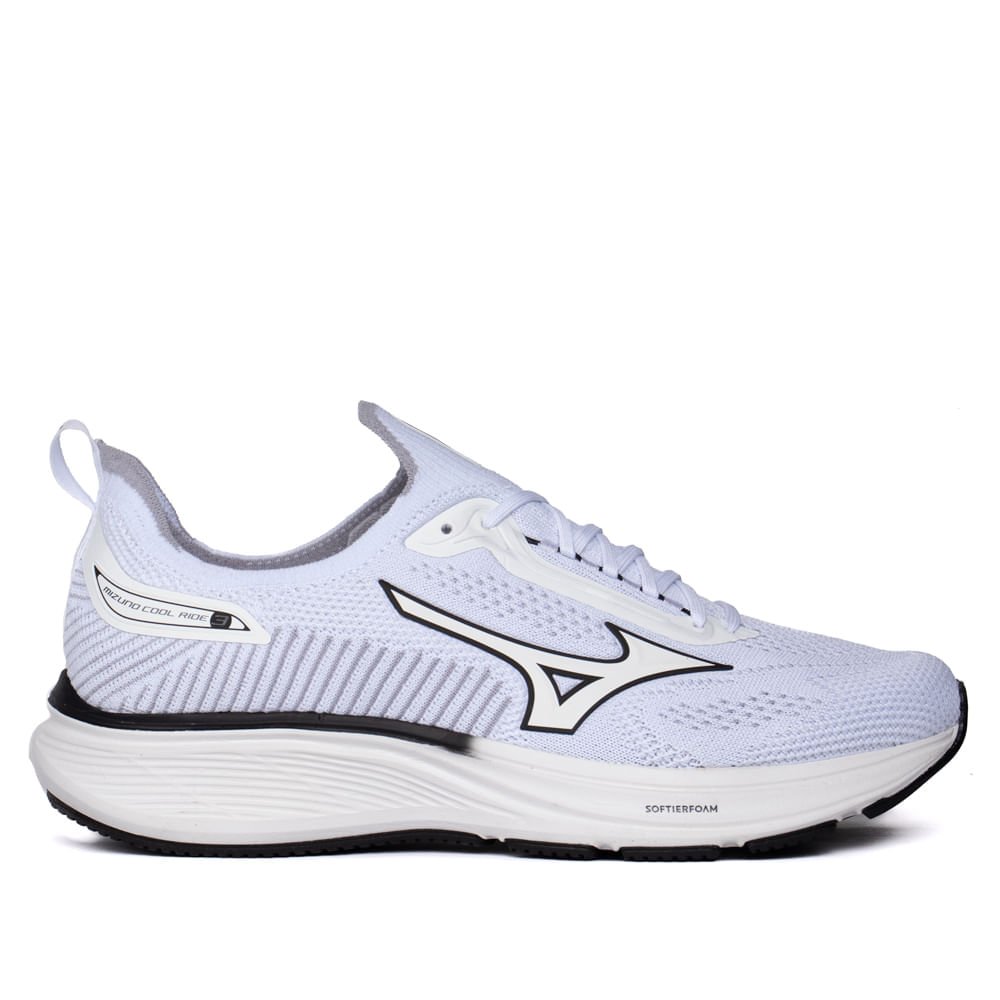 Tênis Masculino Mizuno Cool Ride 3 Branco/Preto