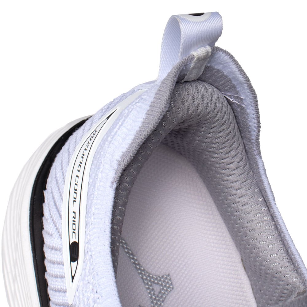 Tênis Masculino Mizuno Cool Ride 3 Branco/Preto Branco 6