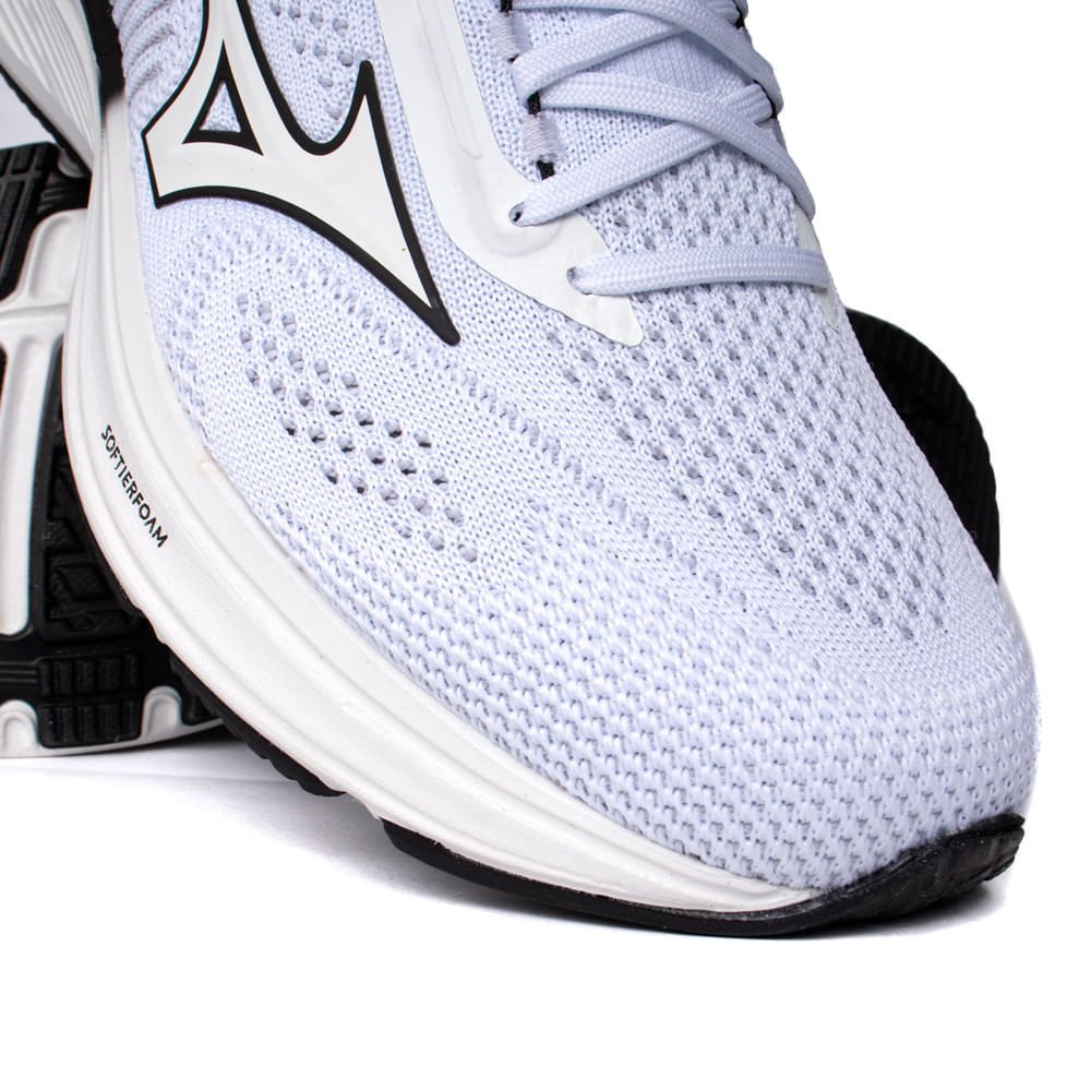 Tênis Masculino Mizuno Cool Ride 3 Branco/Preto Branco 8
