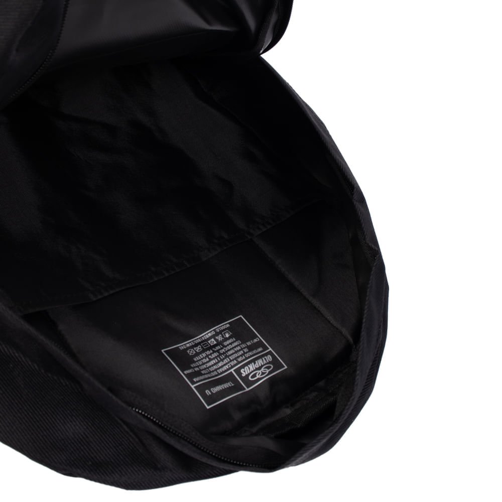 Mochila Unissex Olympikus Shammy 2.0 Básica Preto Preto 6