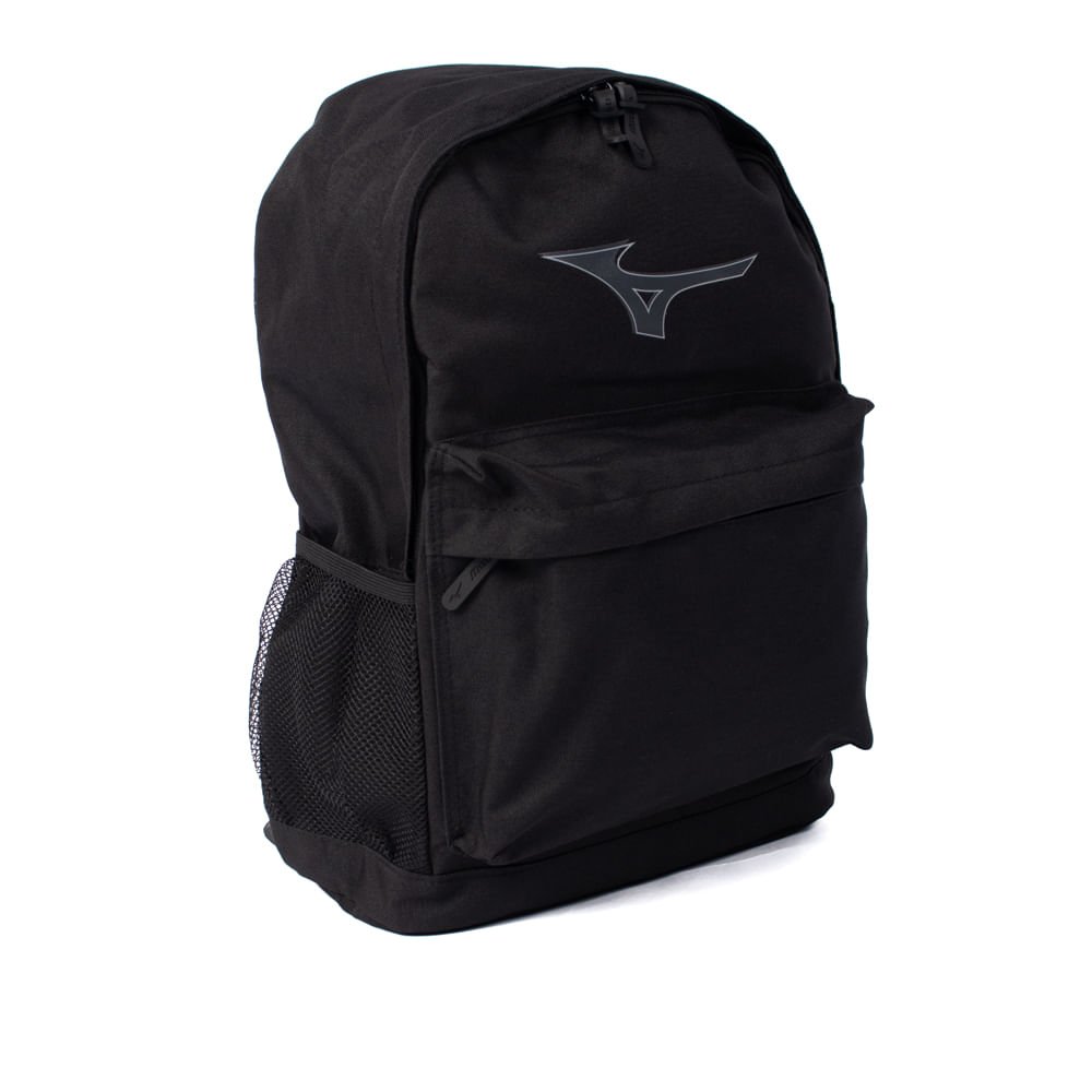 Mochila Unissex Mizuno Energy Básica com Logo Preto Preto 3