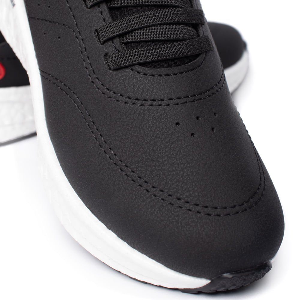 Tênis Infantil Molekinho Napa Preto/Branco Preto 6