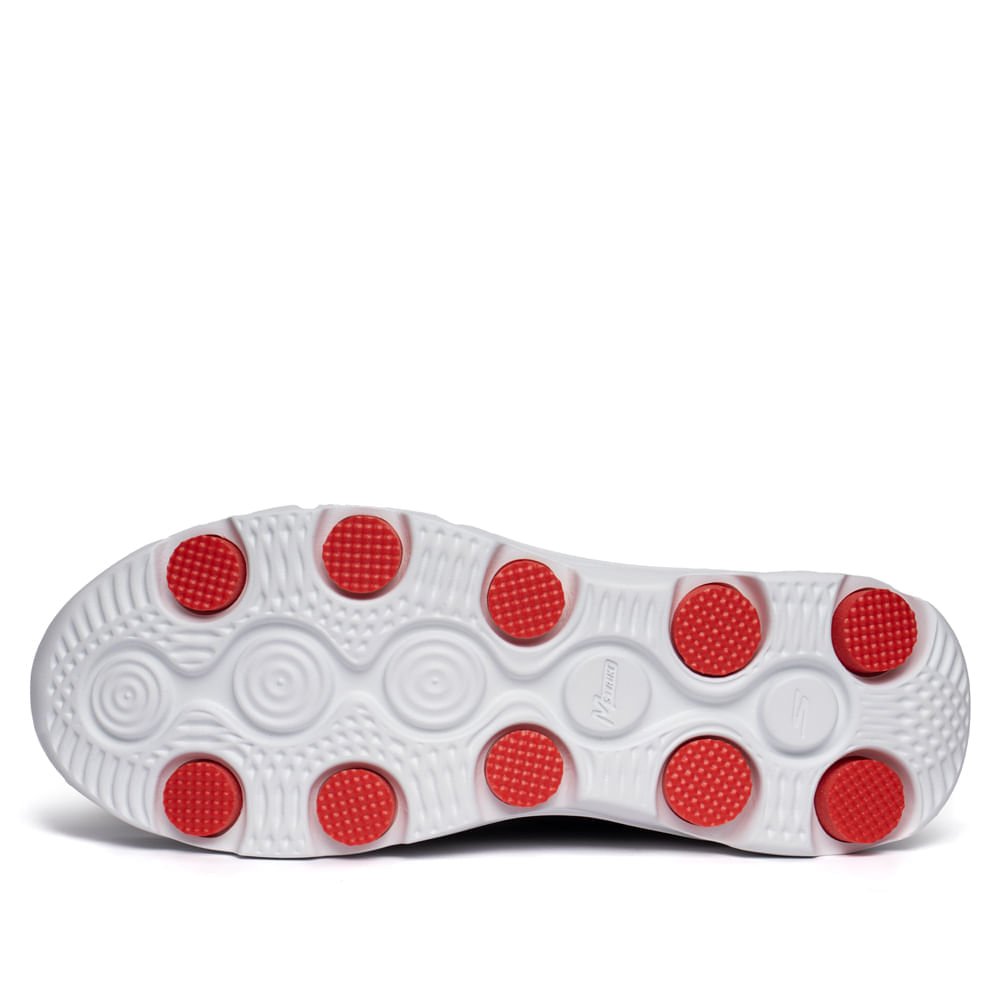 Tênis Masculino Skechers Go Run 7.0 Reduced Preto/Vermelho Preto 2