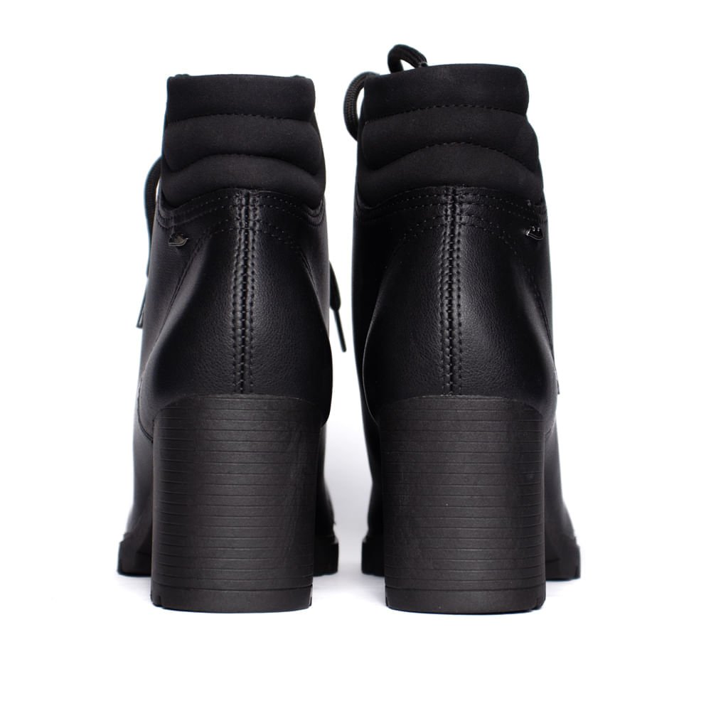 Bota Coturno Feminina Dakota de Salto Bloco Preto Preto 3
