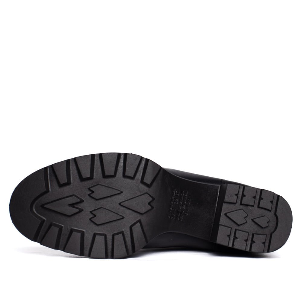 Bota Coturno Feminina Dakota de Salto Bloco Preto Preto 2