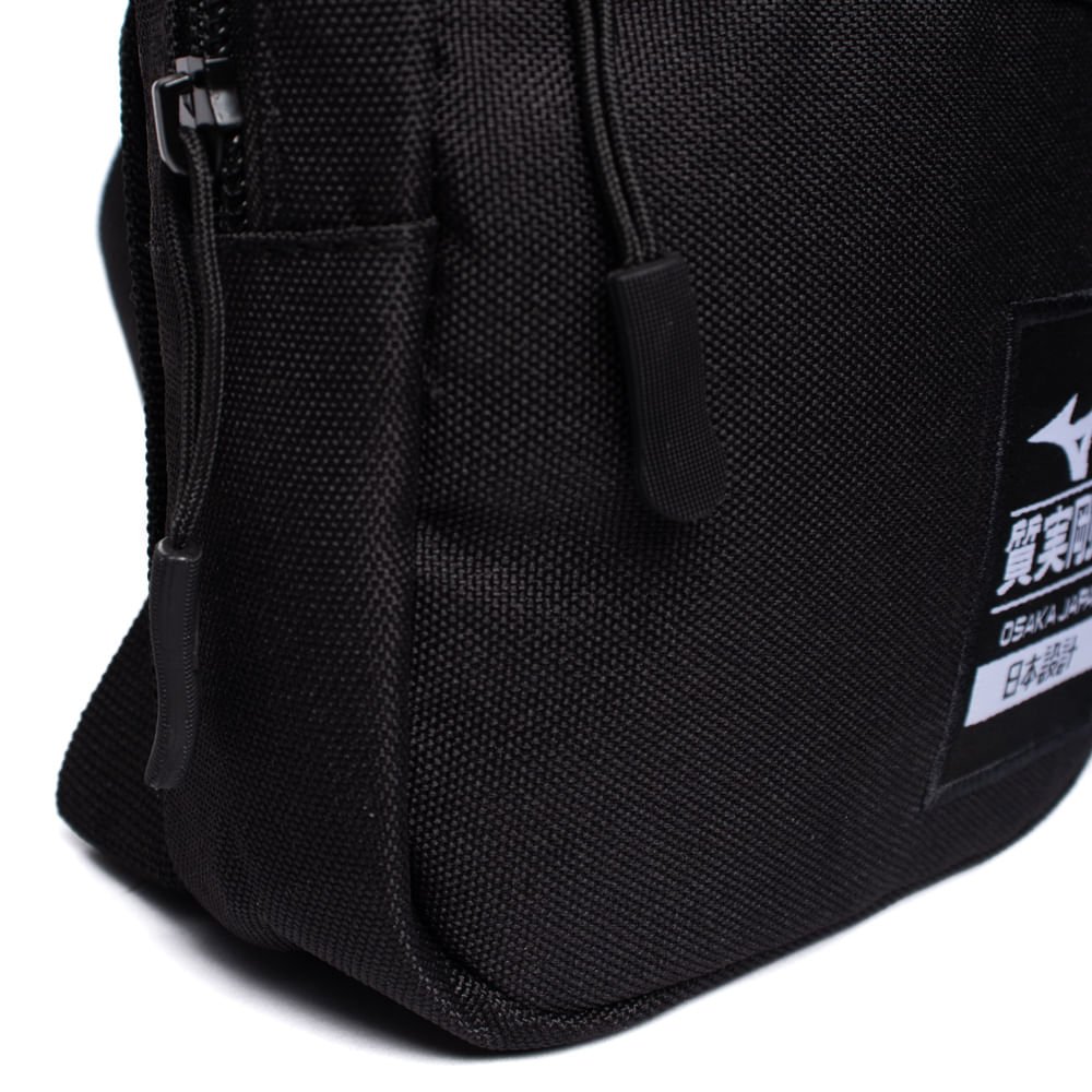 Bolsa Unissex Mizuno Street Shoulder Bag Transversal Preto Preto 4