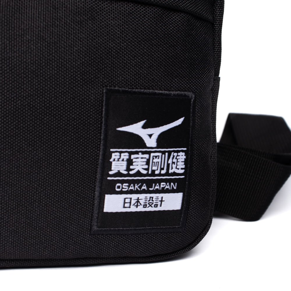 Bolsa Unissex Mizuno Street Shoulder Bag Transversal Preto Preto 5