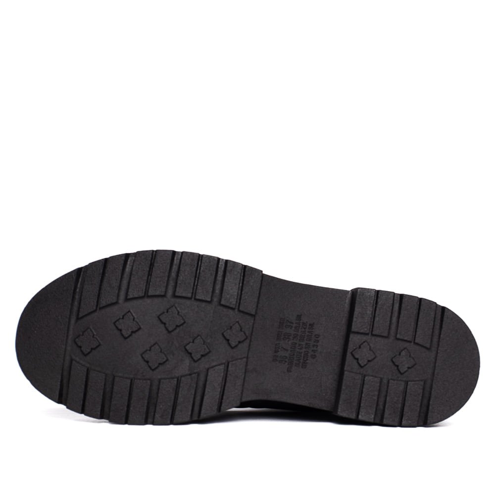 Bota Coturno Feminina Dakota com Costuras Preto Preto 2